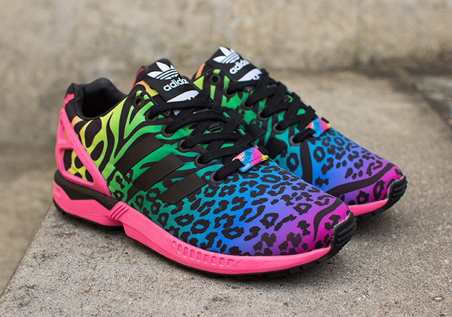 adidas zx flux leopard animalier